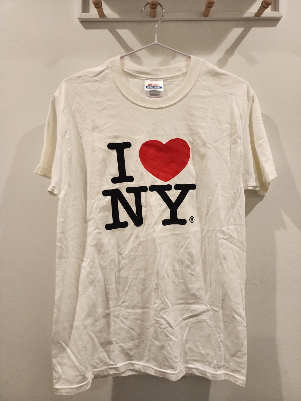Hanes I Love NY Classic Graphic Tshirt 100% Cotton